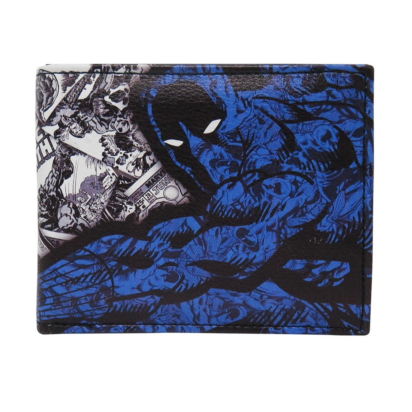 title:Black Panther Classic Men's Bi-Fold Wallet;color:Black