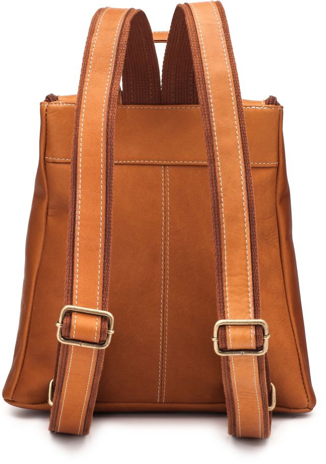 title:Le Donne Leather Lafayette Classic Backpack;color:CAFE