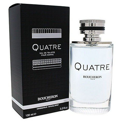 BOUCHERON QUATRE EAU DE TOILETTE FOR MEN 3.3oz.