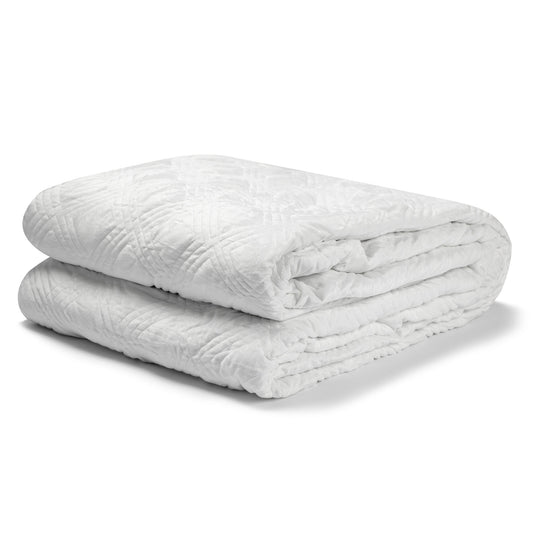 title:The hush Classic Blanket with Duvet Cover;color:White