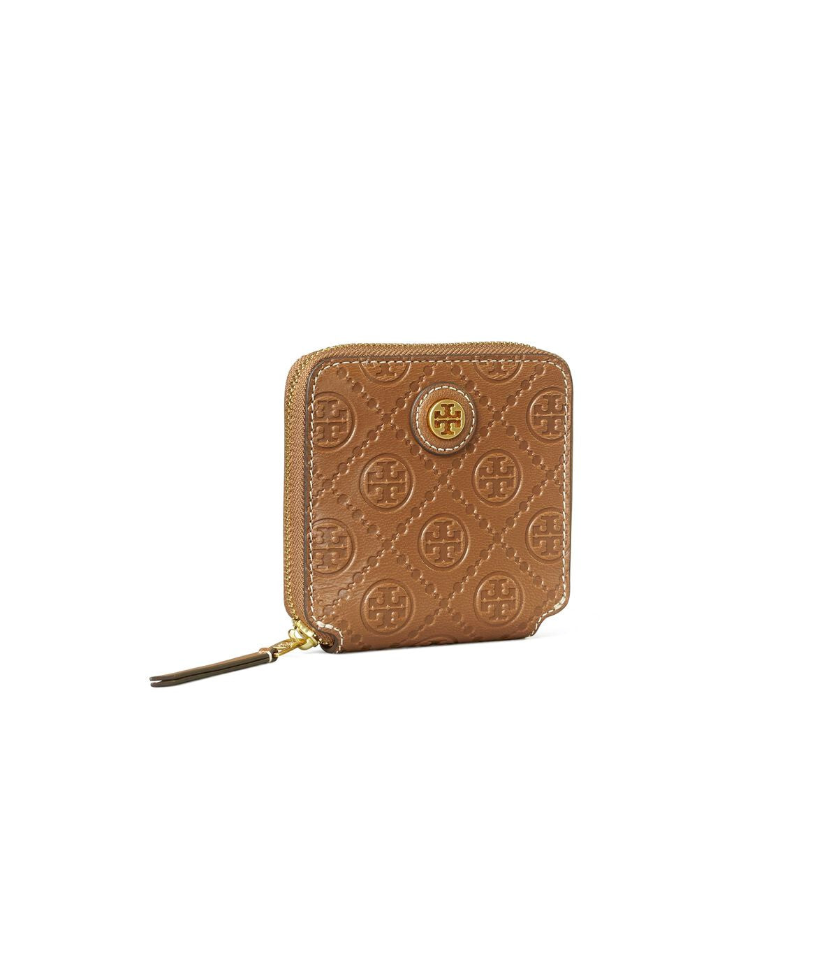 Tory Burch Moose T Monogram Leather Bi-Fold Wallet