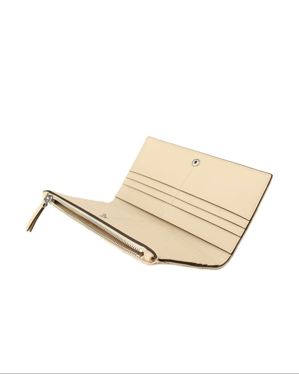 Tory Burch New Cream Willa Slim Envelope Wallet