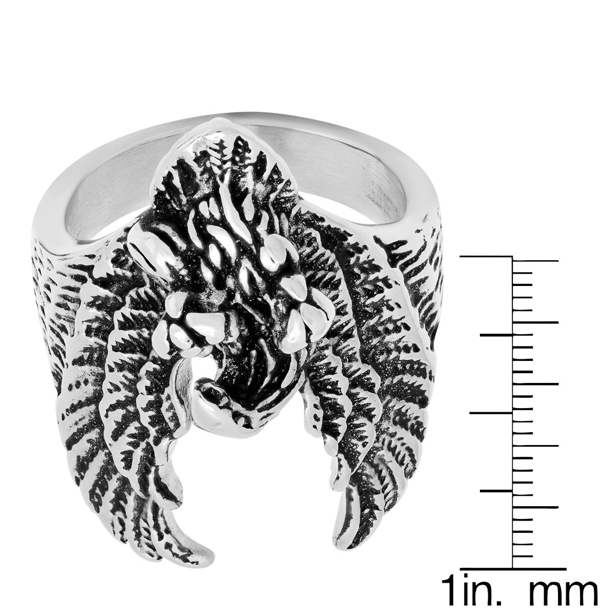 SteelTime Eagle Ring