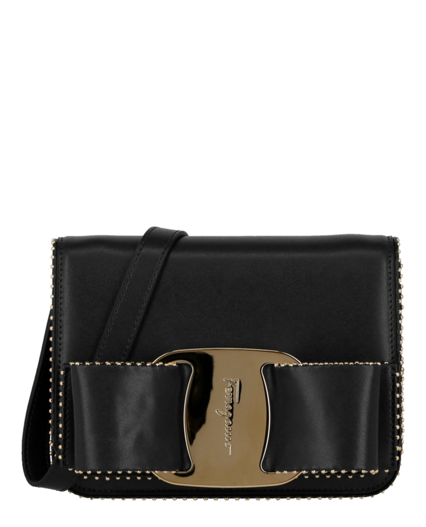 title:Mini Vara Bow Crossbody Bag;color:Black