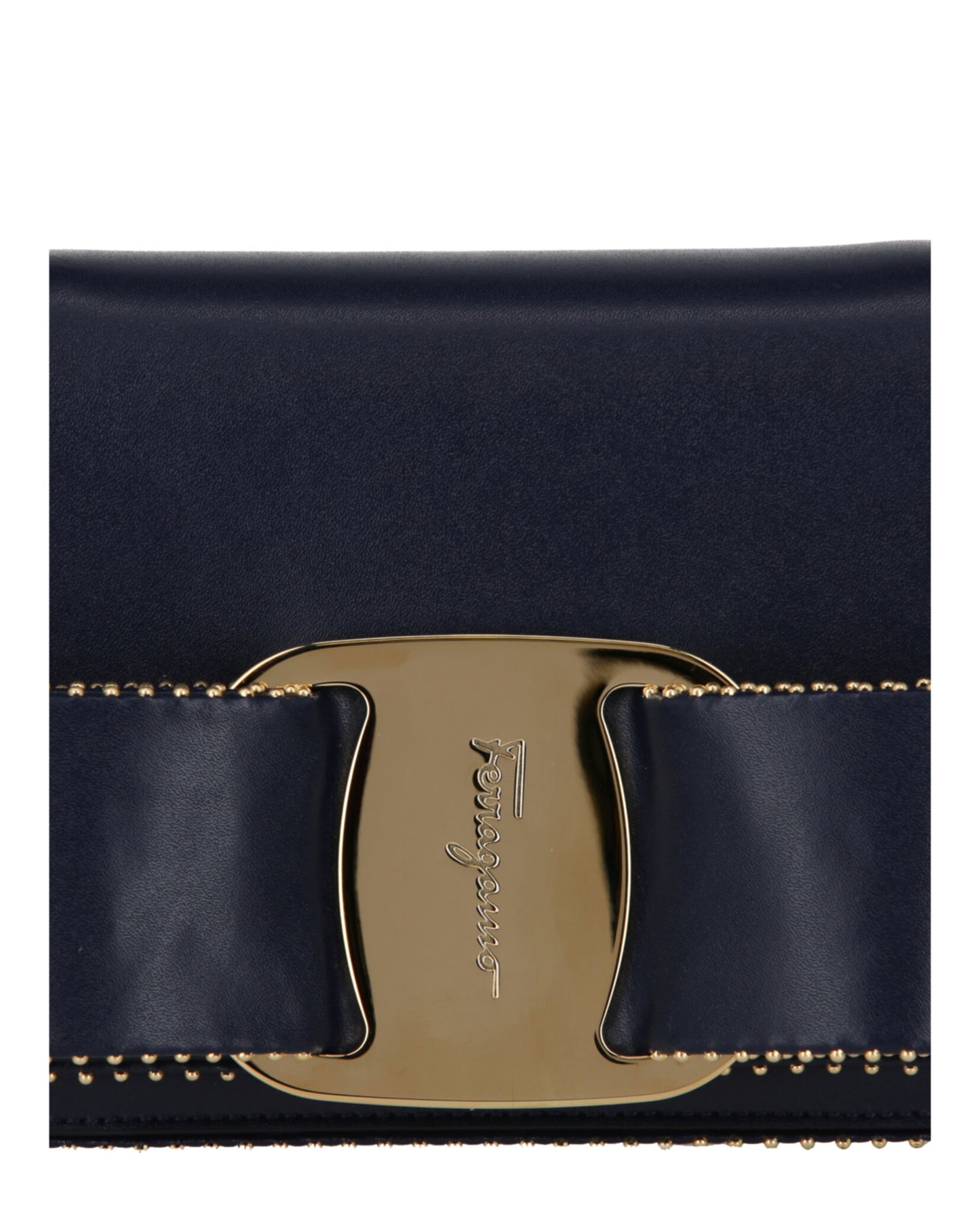 title:Mini Vara Bow Crossbody Bag;color:Navy