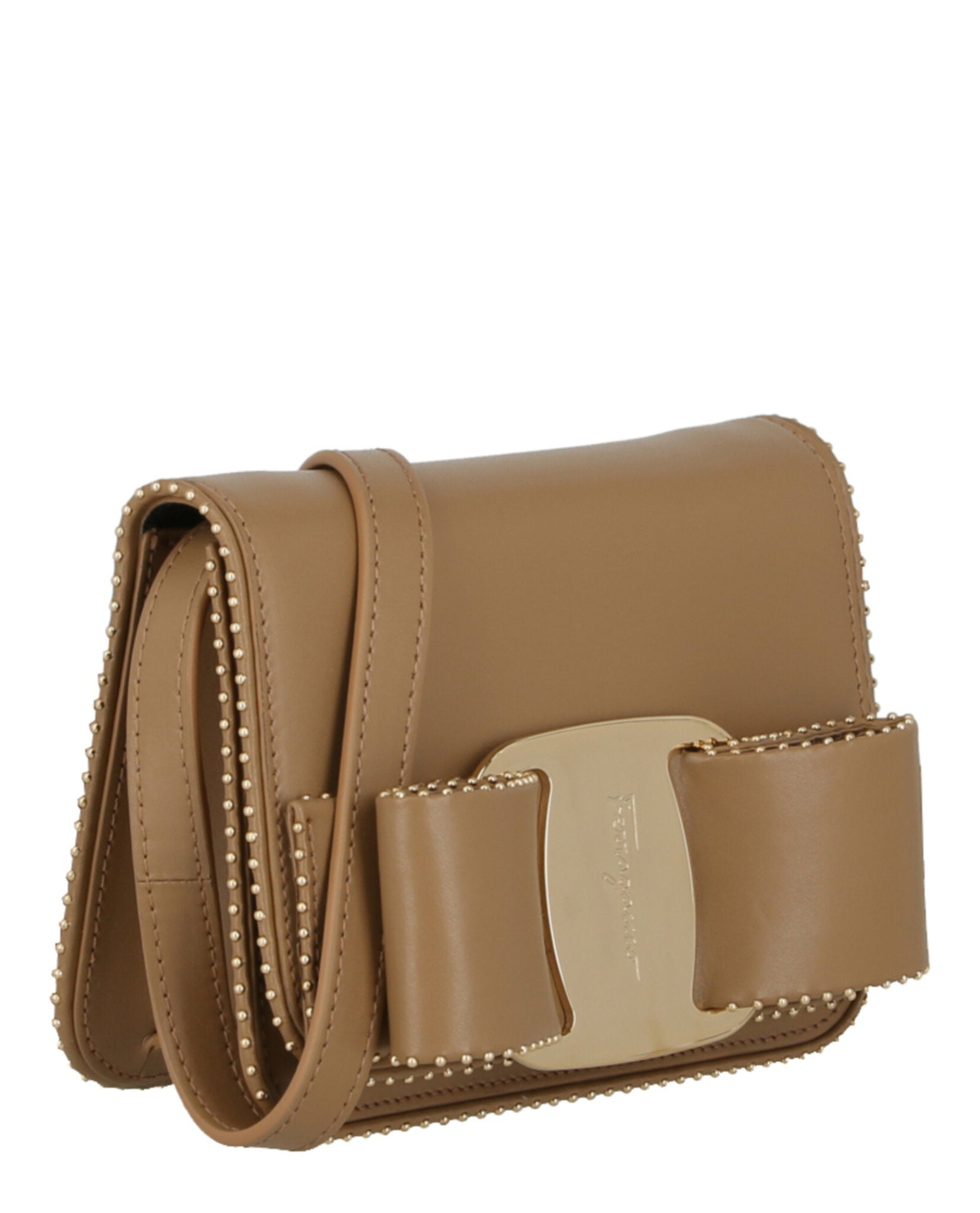 title:Mini Vara Bow Crossbody Bag;color:Camel