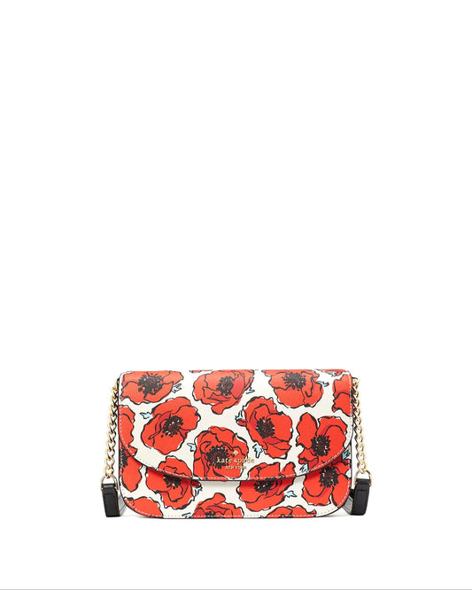 Kate Spade Kristi Poppy Printed Wallet On String