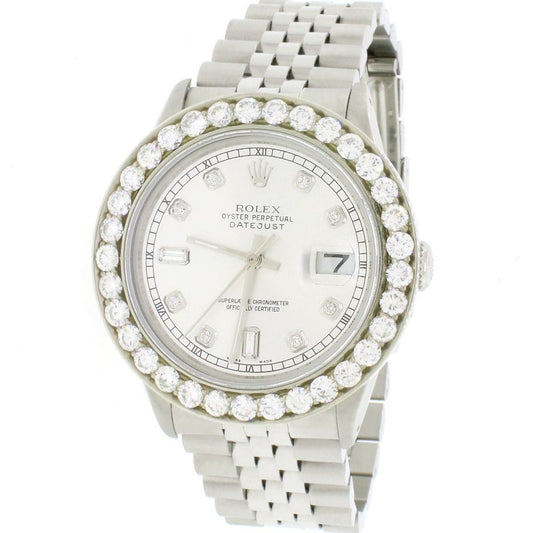 title:Rolex Datejust 36mm SS Automatic Jubilee Watch w/Diamond Dial  TFJ-142508038;color:not applicable