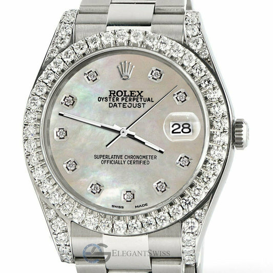 title:Rolex Datejust 41 126300 4.4CT Diamond Bezel/Lugs/Champagne MOP Dial, TFJ-142508770;color:not applicable