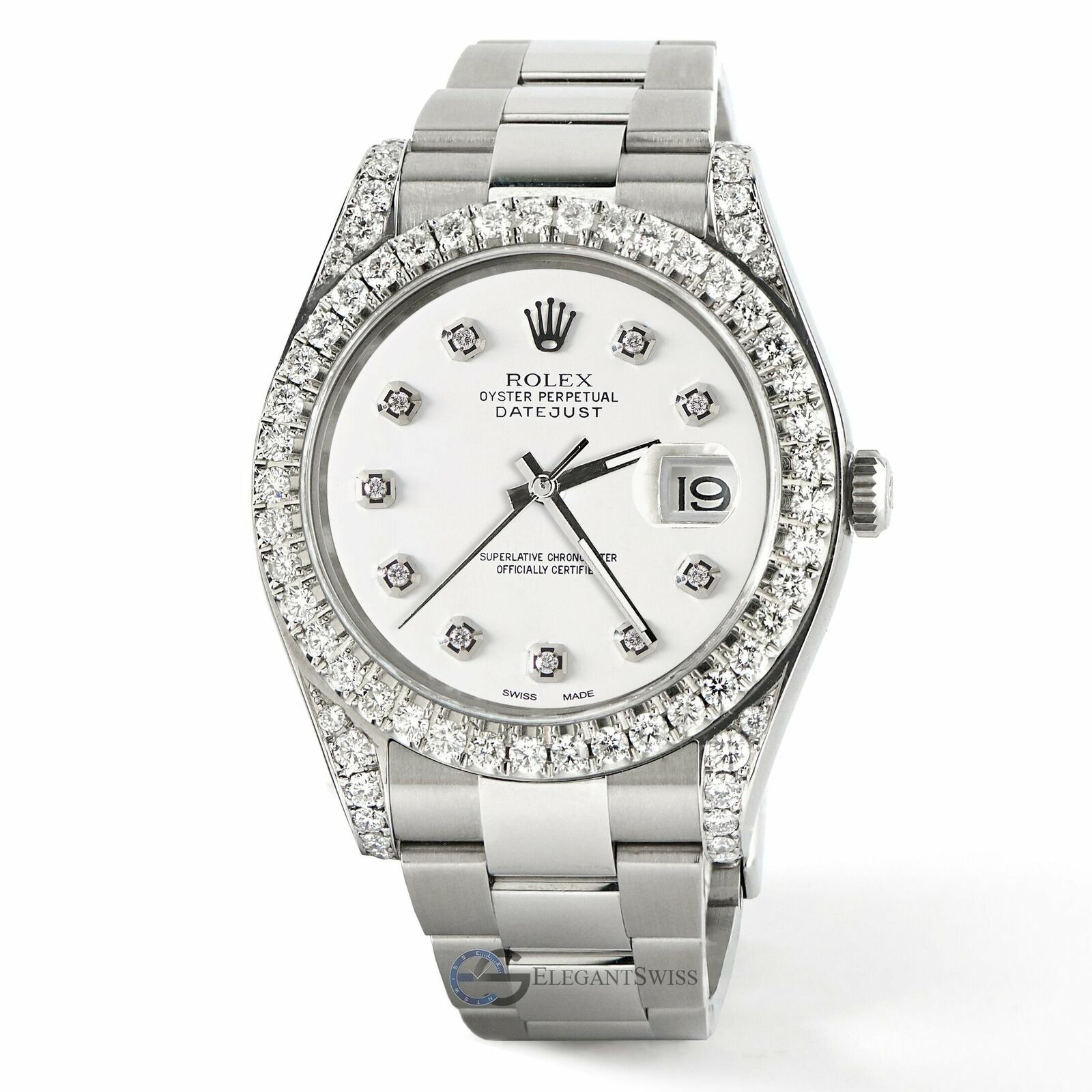 title:Rolex Datejust 41 126300 4.4CT Diamond Bezel/Lugs/White Dial,  TFJ-142508747;color:not applicable