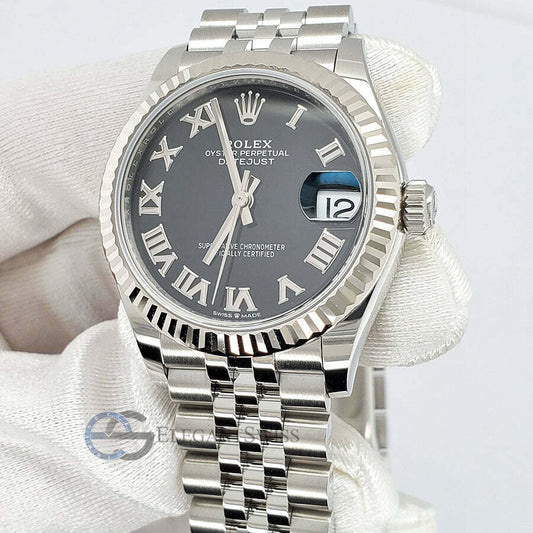 title:Unworn Rolex Datejust 31mm  Black Roman Dial Jubilee Watch  TFJ-142508704;color:not applicable