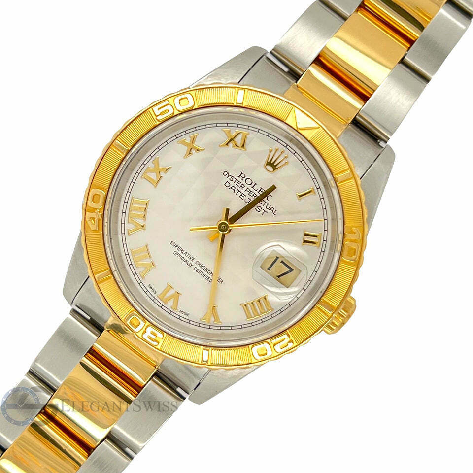 title:Rolex Datejust Turnograph Two-Tone 36mm Pyramid Dial Oyster Bracelet  TFJ-142508603;color:not applicable