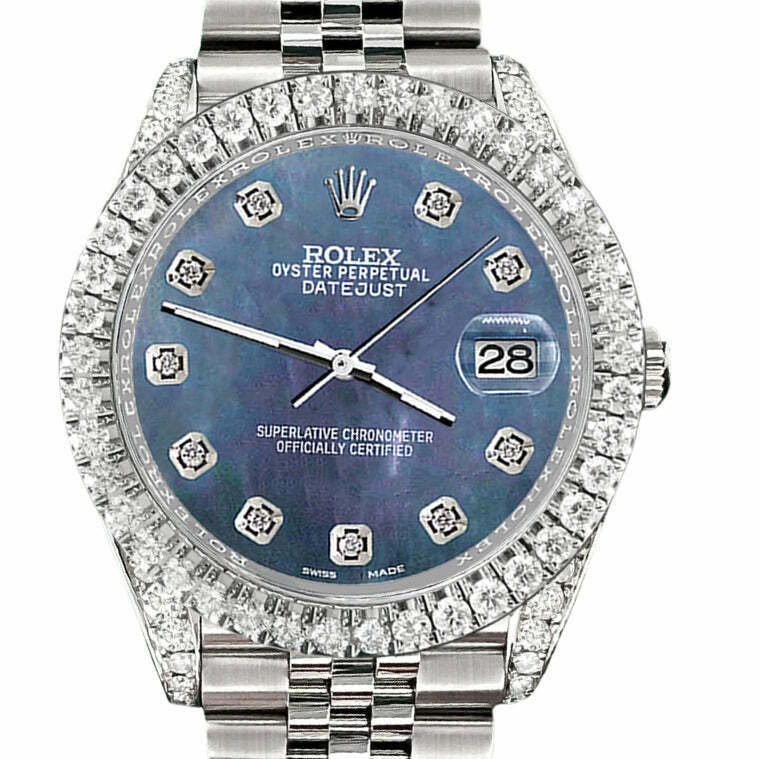 title:Rolex Datejust   Diamond Bezel/Lugs/Black Pearl     TFJ-142508595;color:not applicable