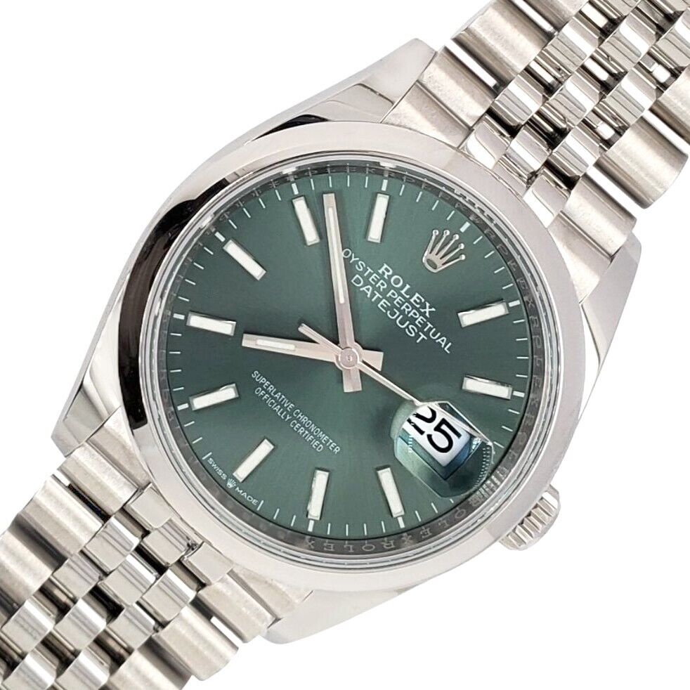 title:Rolex Datejust 36mm  Mint Green Dial Jubilee Watch TFJ-142508276;color:not applicable