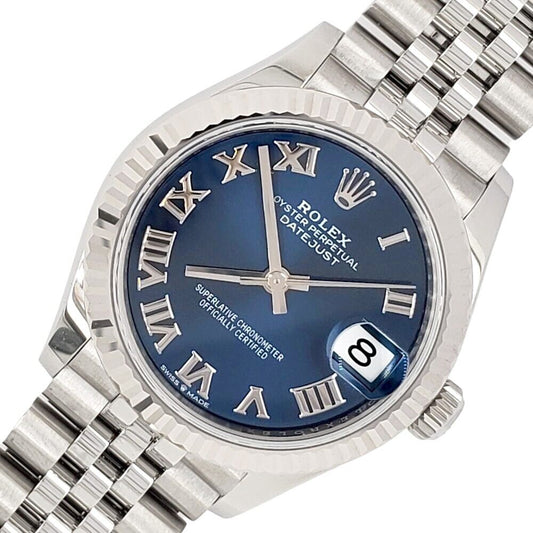 title:  Rolex Datejust   Blue Roman Dial Jubilee Watch   TFJ-142508253;color:not applicable