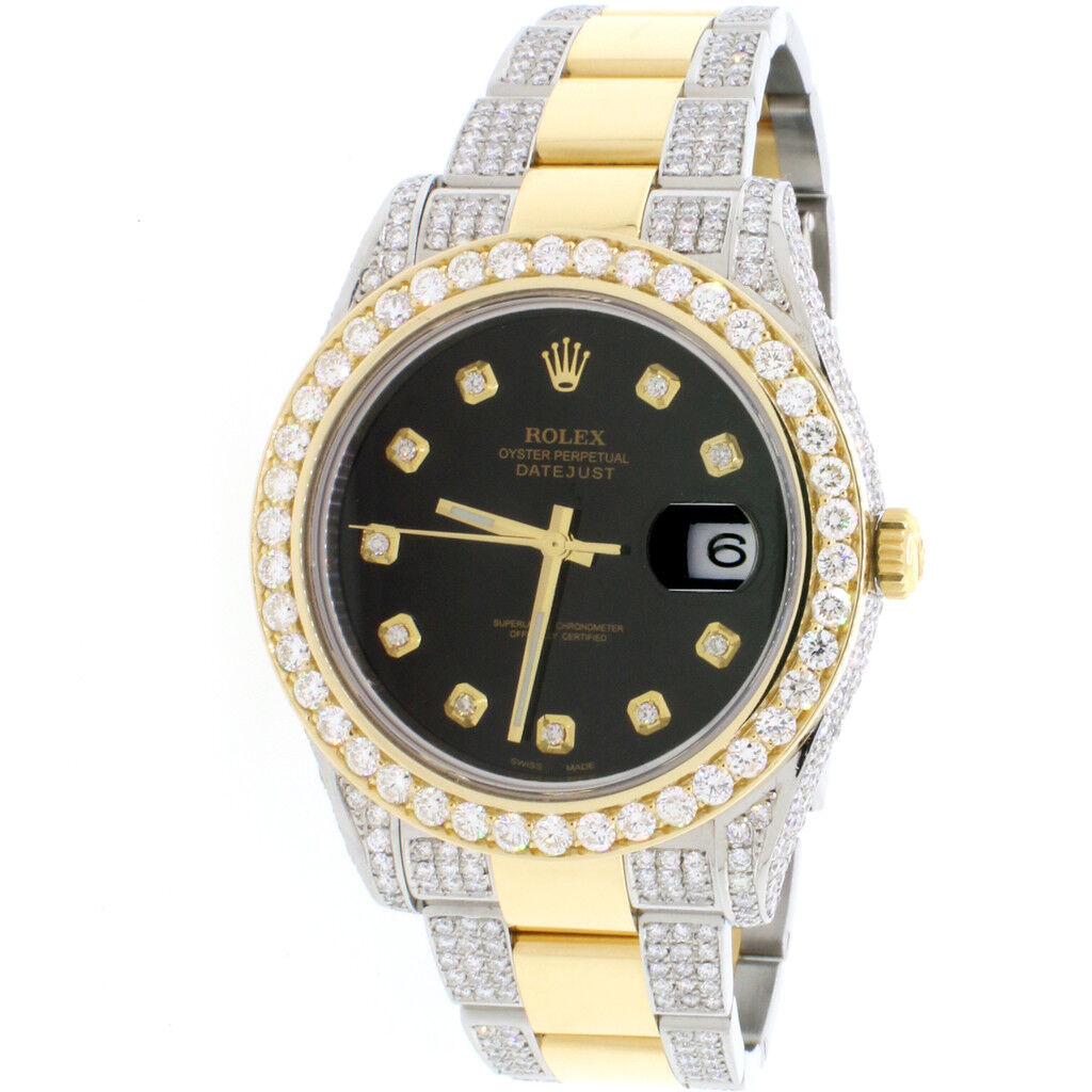 title:Rolex Datejust II 41mm 10.3ct Diamond Bezel/Bracelet/Case Men's Watch  TFJ-142508100;color:not applicable