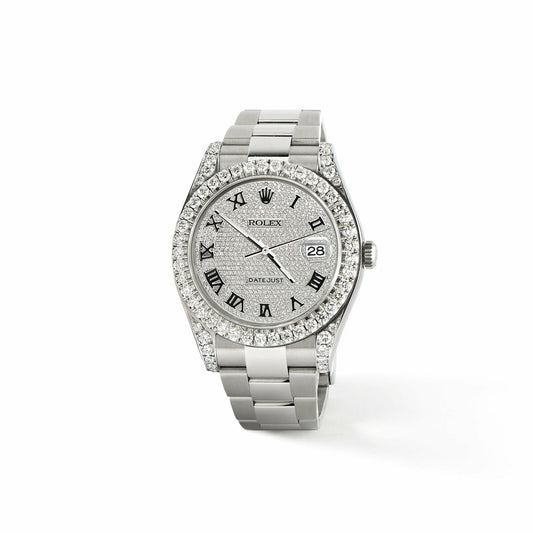 title:Rolex Datejust II 41mm 5.9CT Pave Diamond Dial/Lugs/  TFJ-142508733;color:not applicable