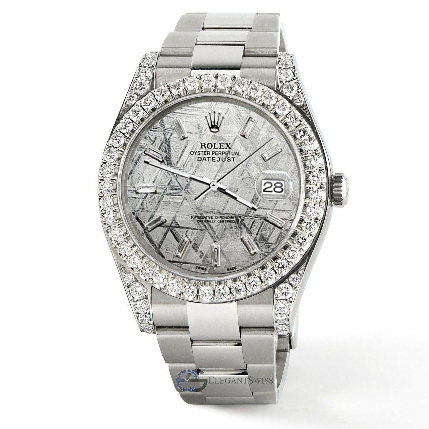 title:Rolex Datejust 41  4.4CT Diamond Bezel/Lugs/Meteorite Dial/ TFJ-142508728;color:not applicable