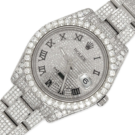 title:Rolex Datejust II 41mm  Pave Diamond Dial/Bezel/Case/Bracelet/ TFJ-142508516;color:not applicable