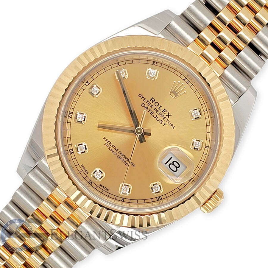 title:Rolex Datejust 41 Champagne Diamond Yellow Gold/Steel Jubilee  TFJ-142508316;color:not applicable