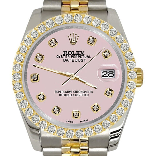 title:Rolex Datejust  Diamond Bezel/Orchid Pink Jubilee Watch TFJ-142507944;color:not applicable