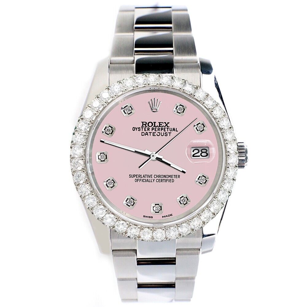 title:Rolex Datejust   Diamond Bezel/Ice Pink Diamond Dial Watch TFJ-142507899;color:not applicable