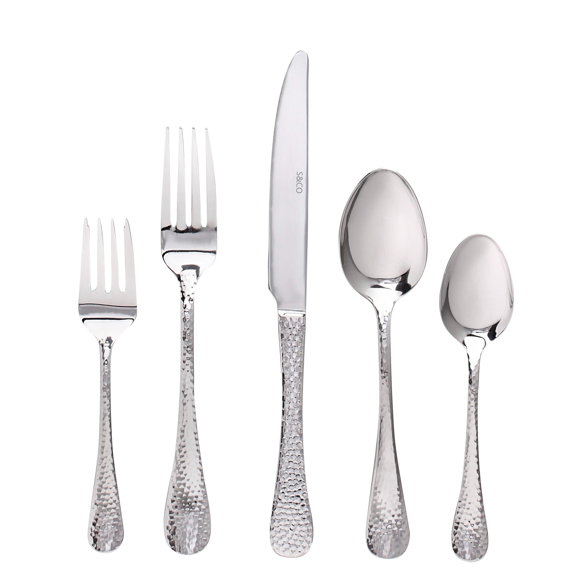 title:Safdie & Co. Flatware Stainless Steel 20PC Set Chicago;color:Silver
