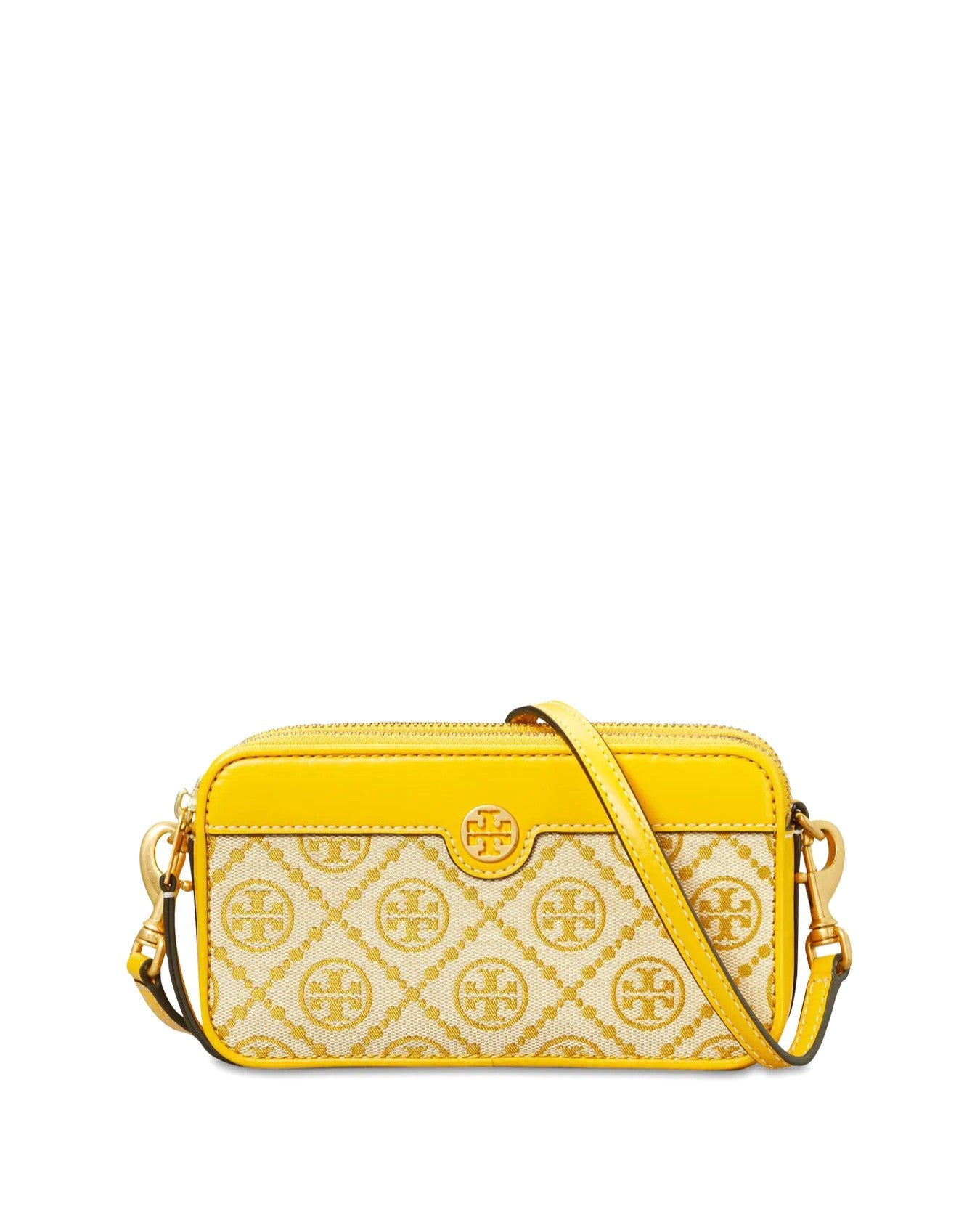 Tory burch double top zip mini bag