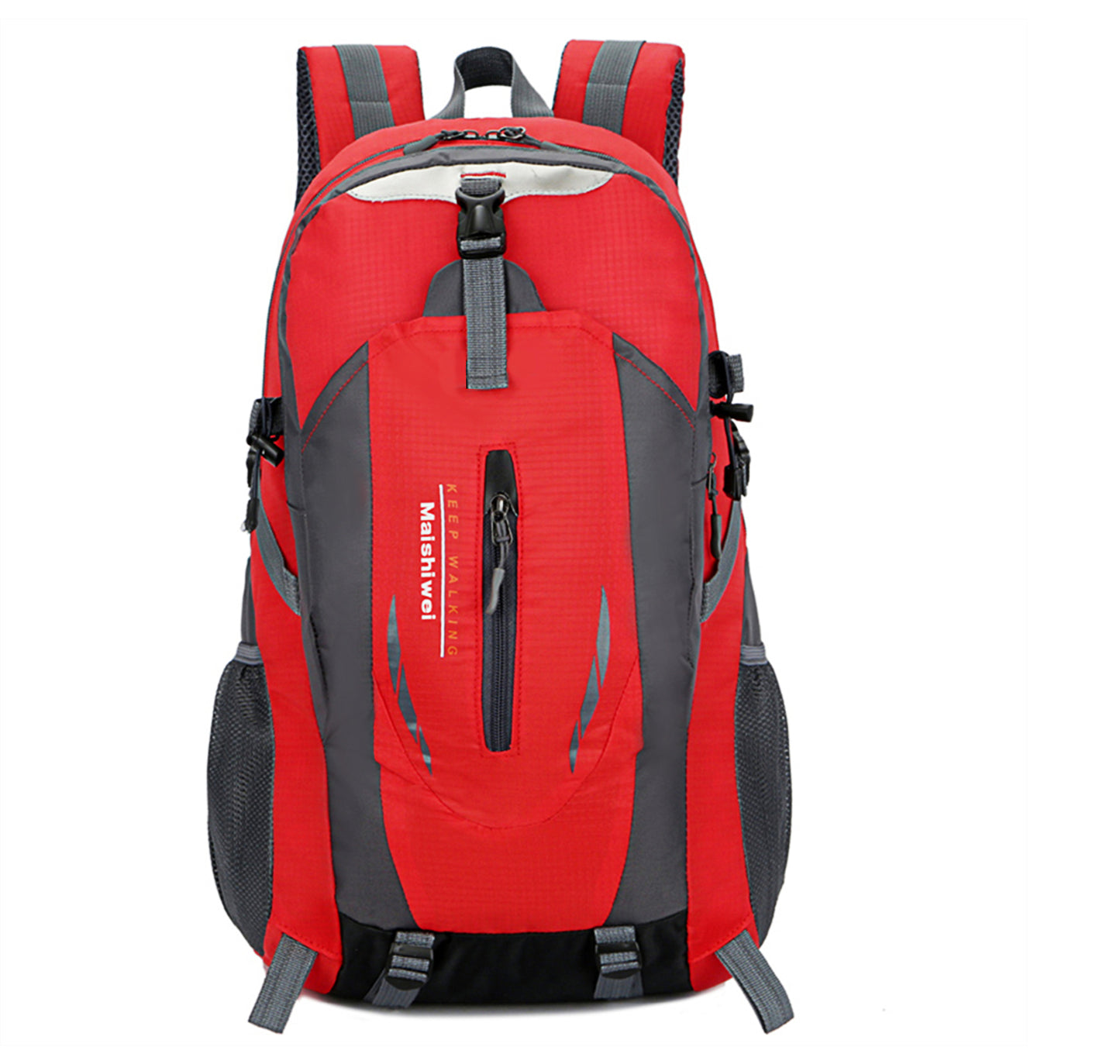 title:36L Outdoor Backpack Waterproof Daypack Travel Knapsack;color:Red