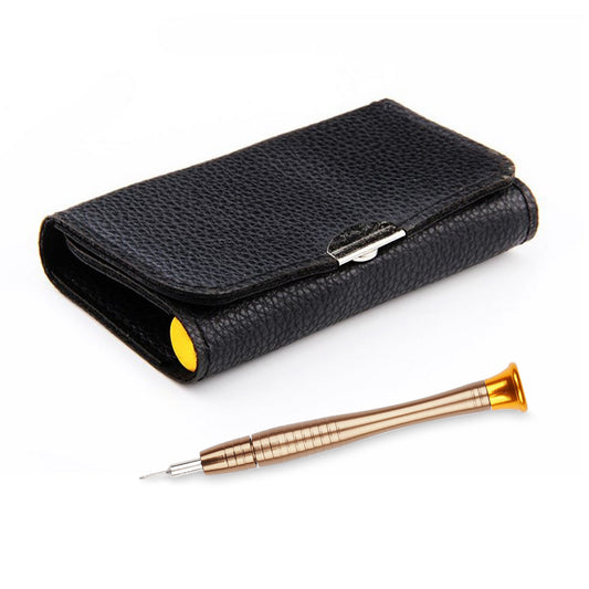 title:25 in 1 Multi-Purpose Precision Screwdriver Wallet Kit Repair Tools;color:Black