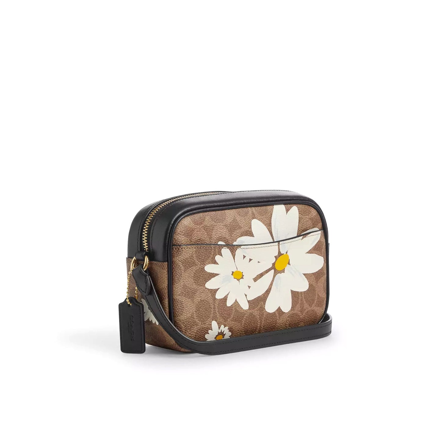 title:Coach Women's Mini Jamie Camera Bag In Signature Canvas With Floral Print;color:Tan Multi