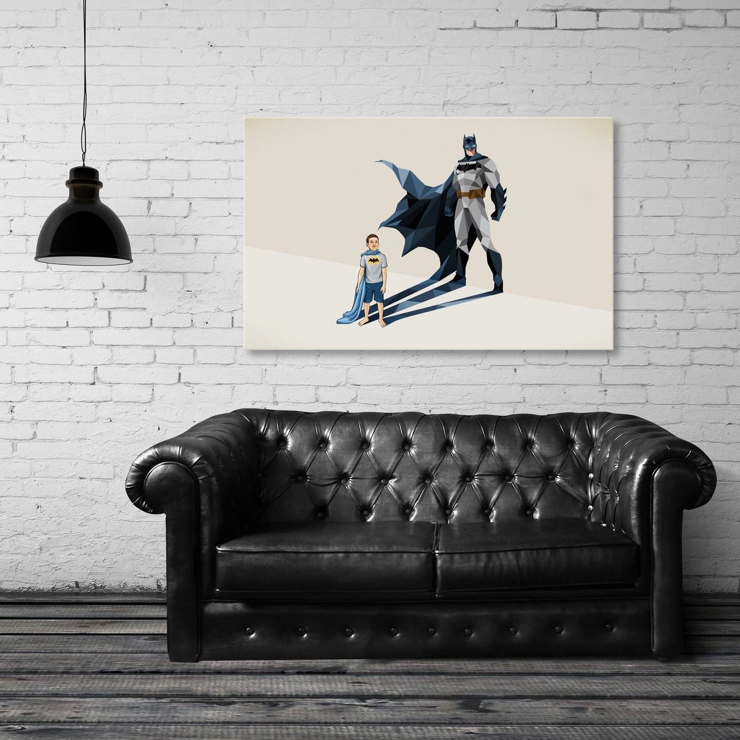 Dark Knight Fine Art Stretched Canvas