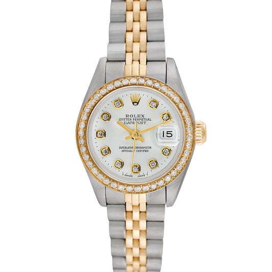 Pre-owned Rolex Ladies Two-tone Datejust #64