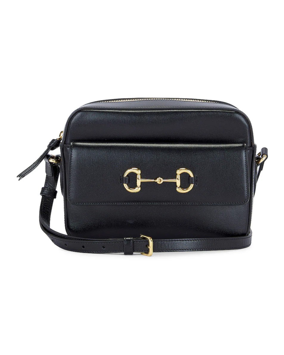 Gucci Horsebit 1955 Small Shoulder Bag - Black