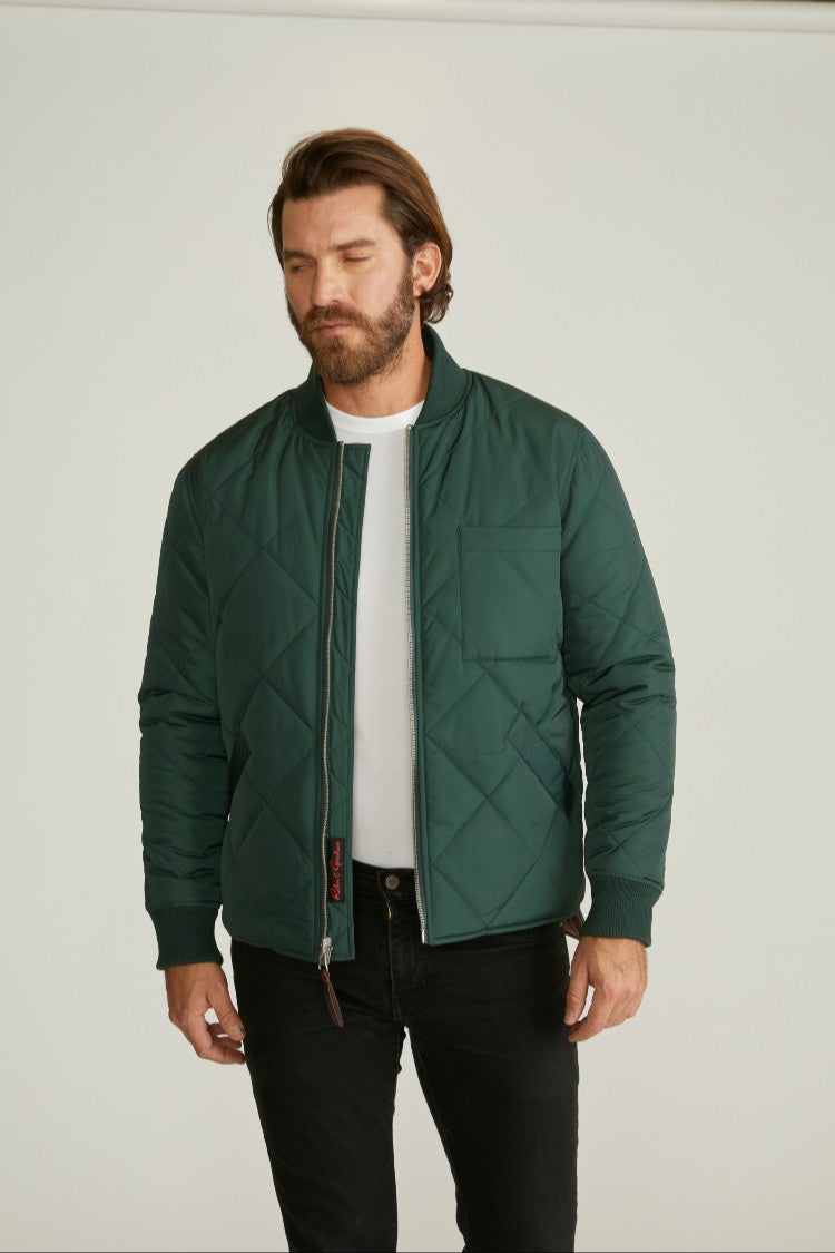 Robert Graham Men's Reversible Quilted Bomber Jacket