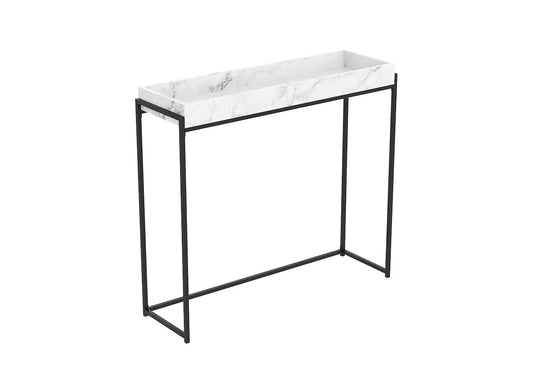 title:Safdie & Co. Console Table 39.5L Marble Sunken Tray;color:Sunken