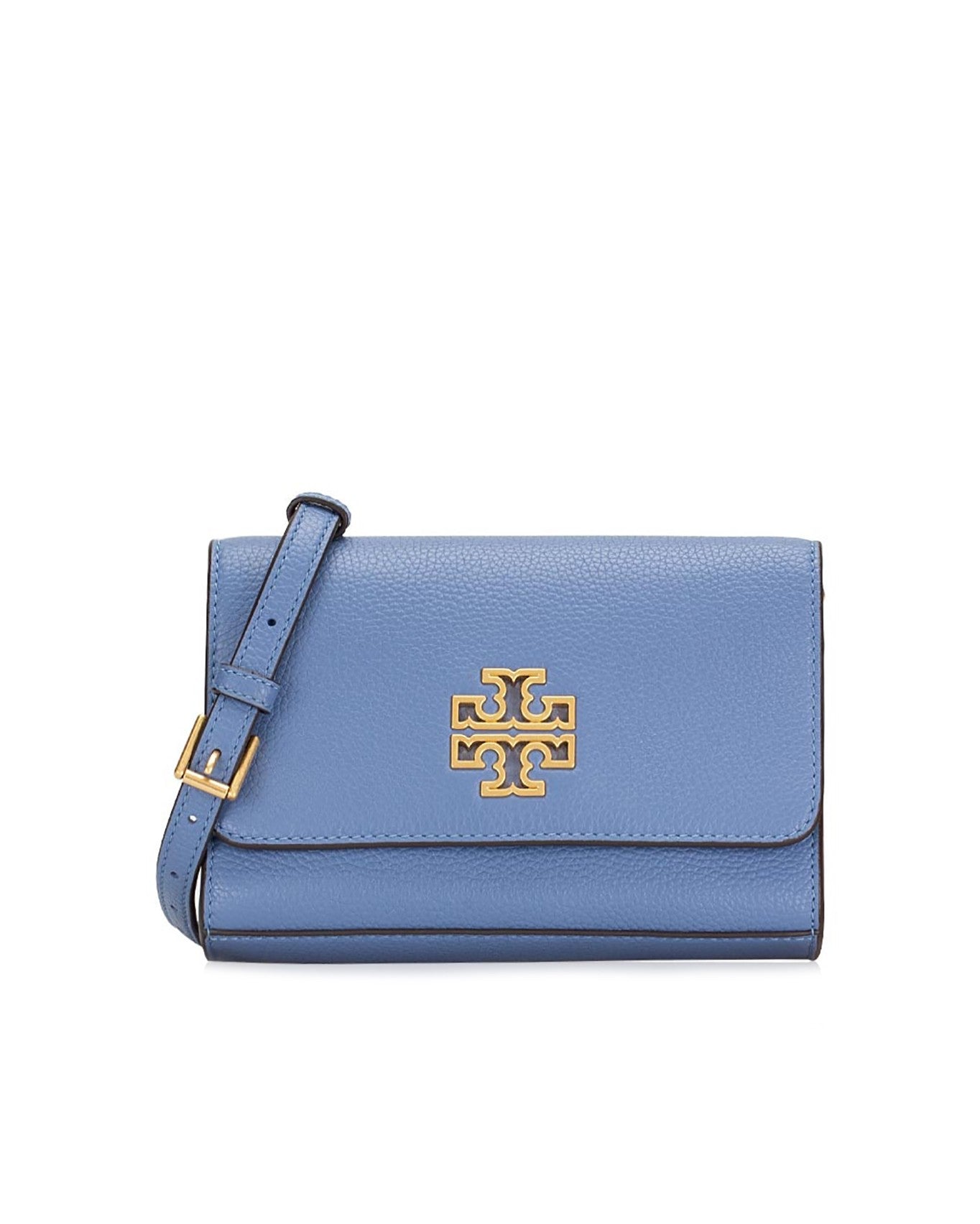 title:Tory Burch Bluewood Britten Combo Crossbody;color:Bluewood