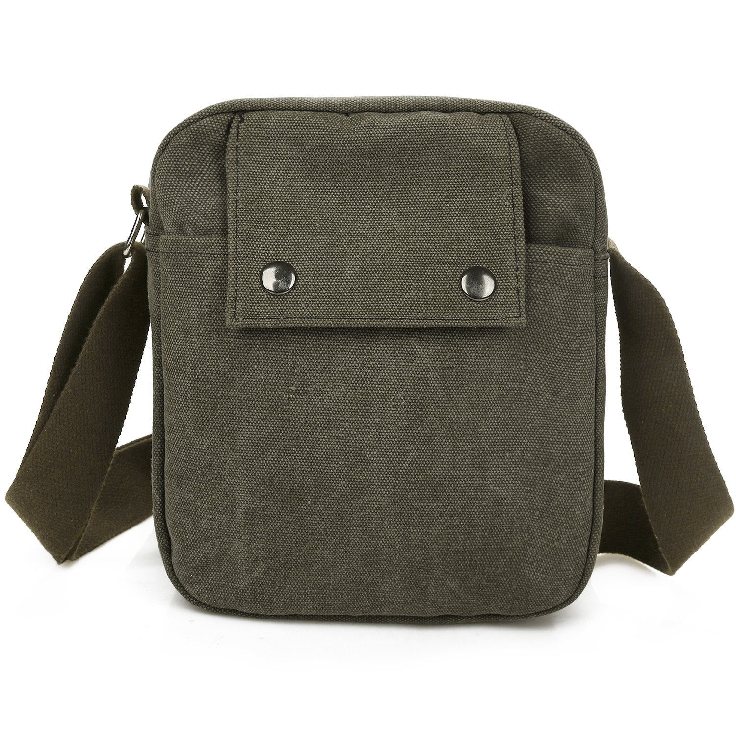 title:Unisex Crossbody Bags Canvas Phone Tablet PC Shoulder Bag Credit Card Key Messenger Purse;color:Green