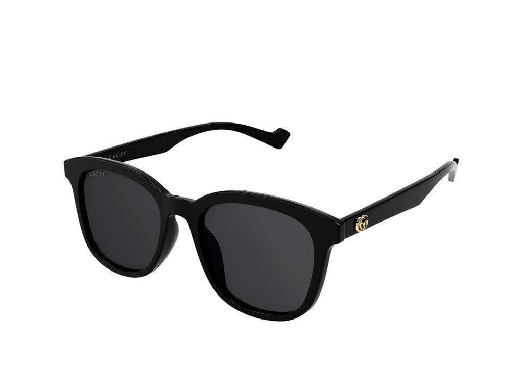 Gucci  Square Frame Sunglasses 55MM - Black/ DarkGrey