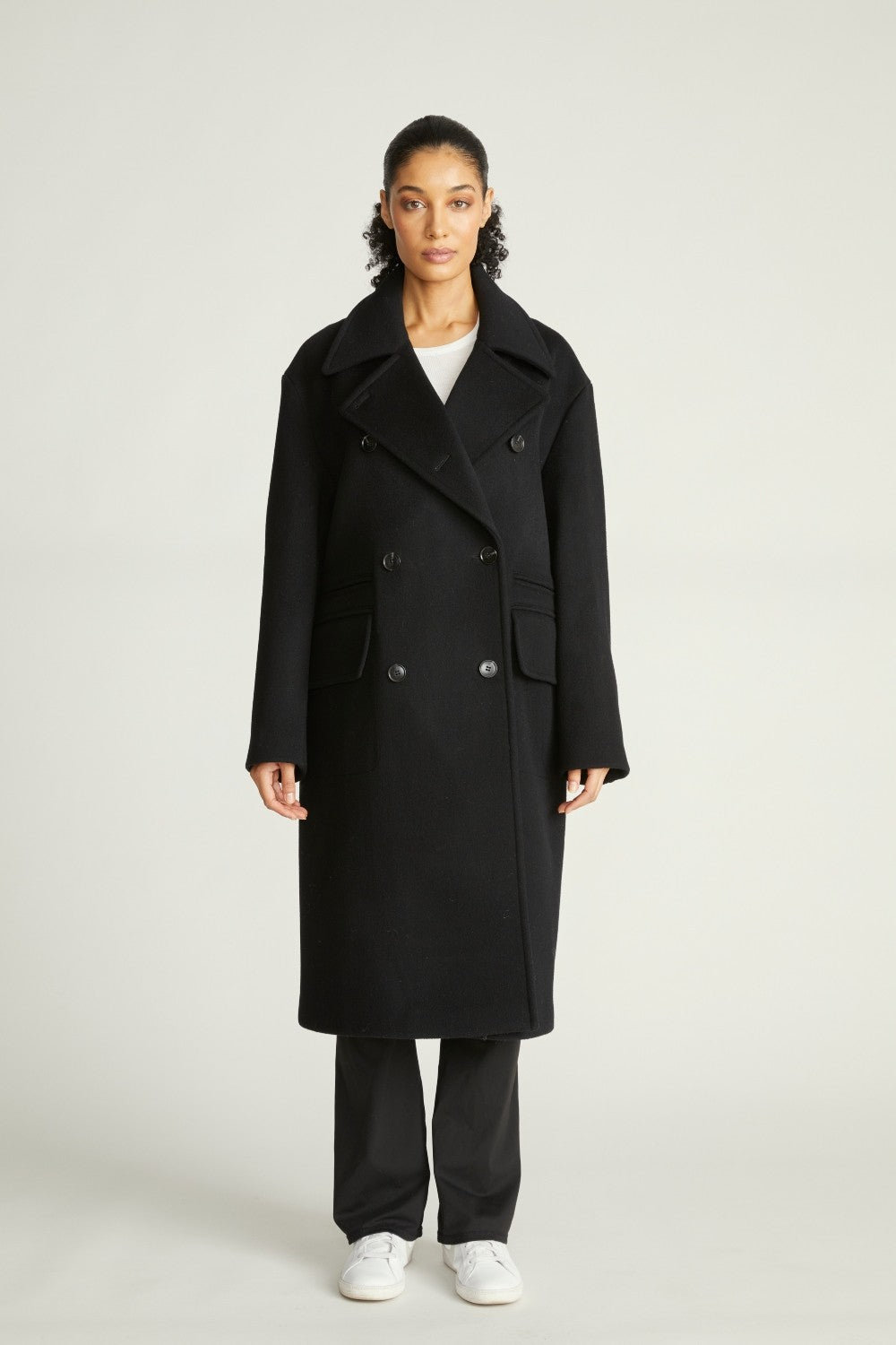 Rebecca Minkoff Vegan Shearling Car Coat