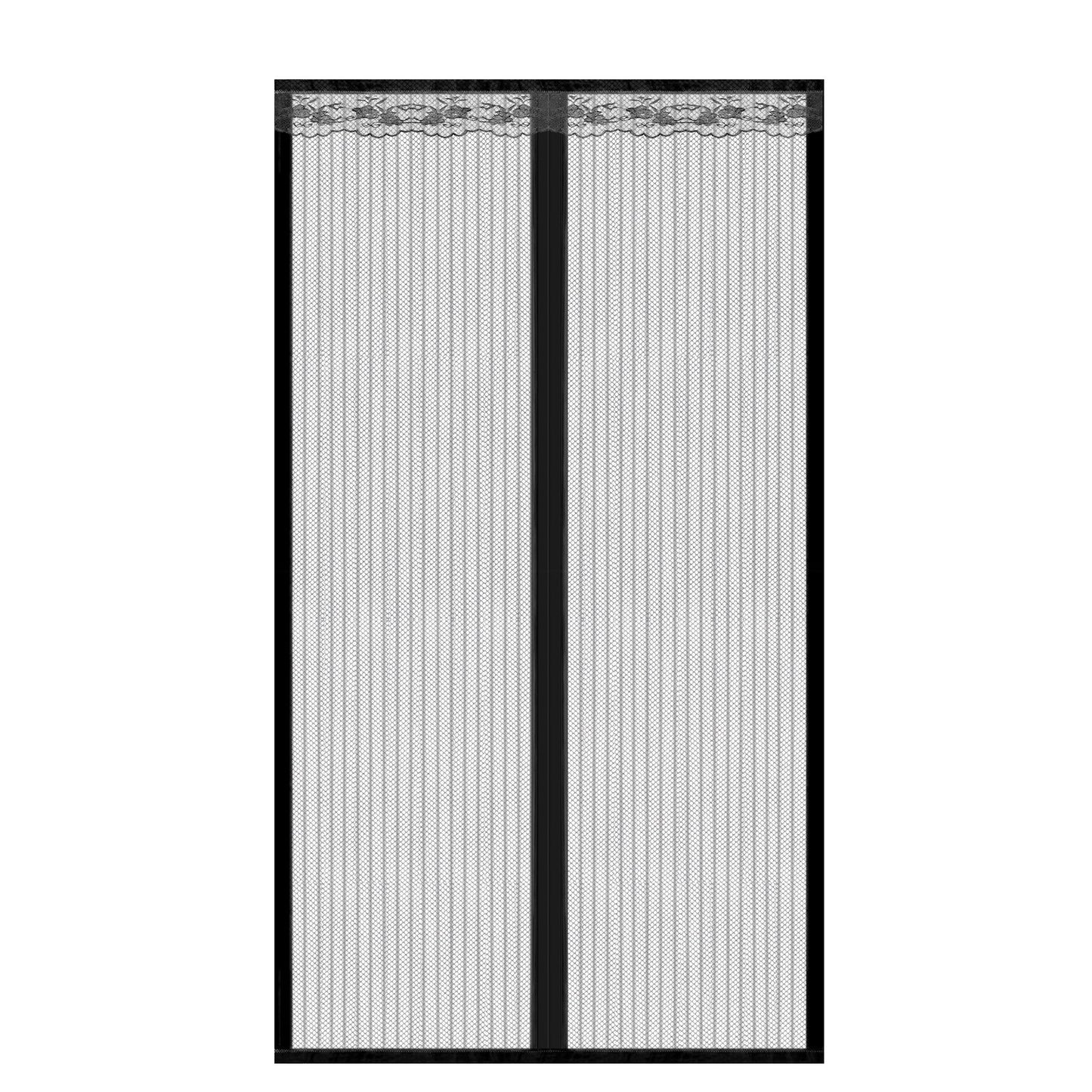 title:Magnetic Mesh Curtain Hands-free Fly Mesh Door Curtain 39x82” Self-adhesive Door Screen Anti Mosquito Bugs;color:not applicable