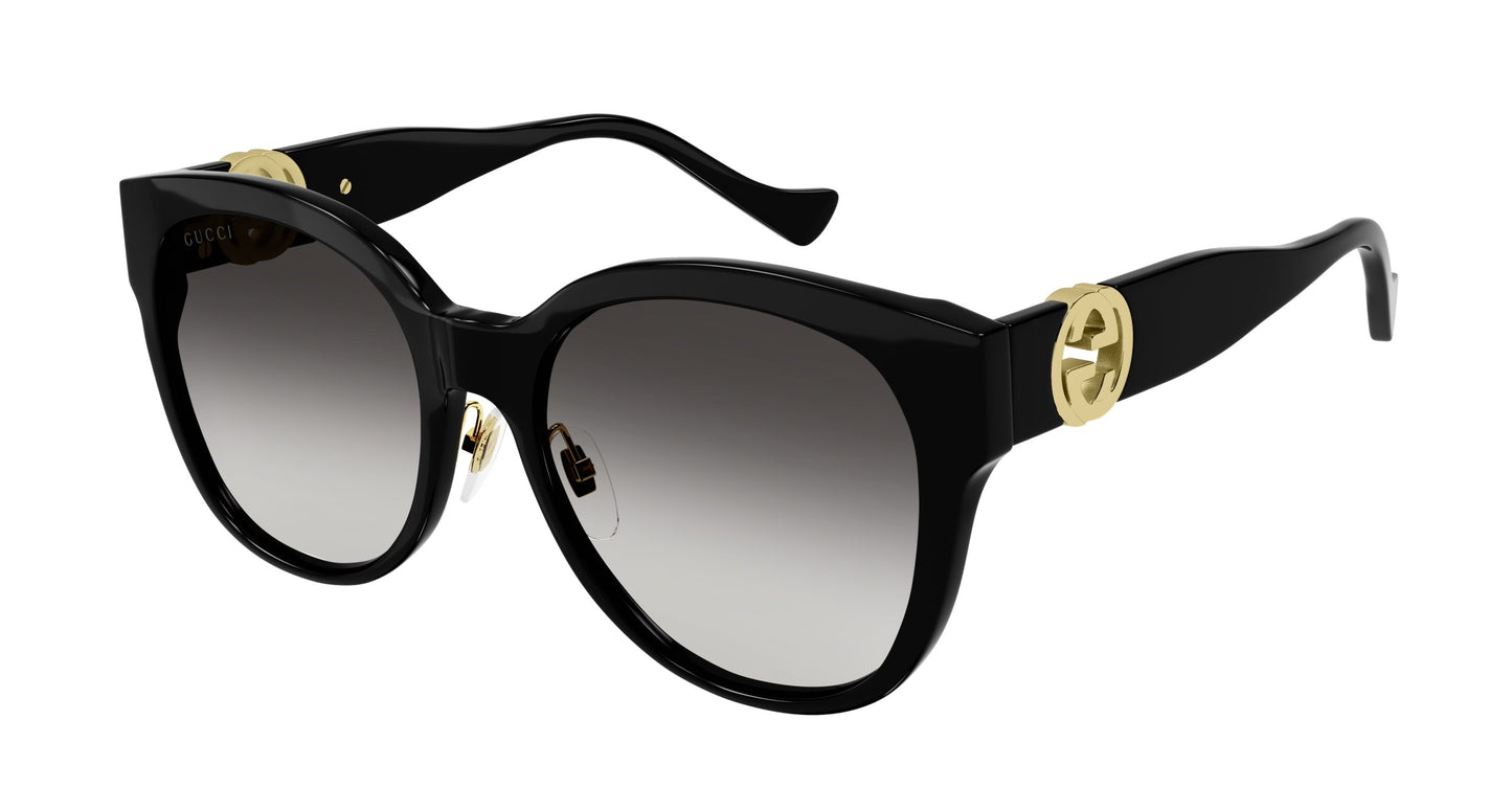 Gucci Round Sunglasses for women  Black/Grey Gradient 56mm