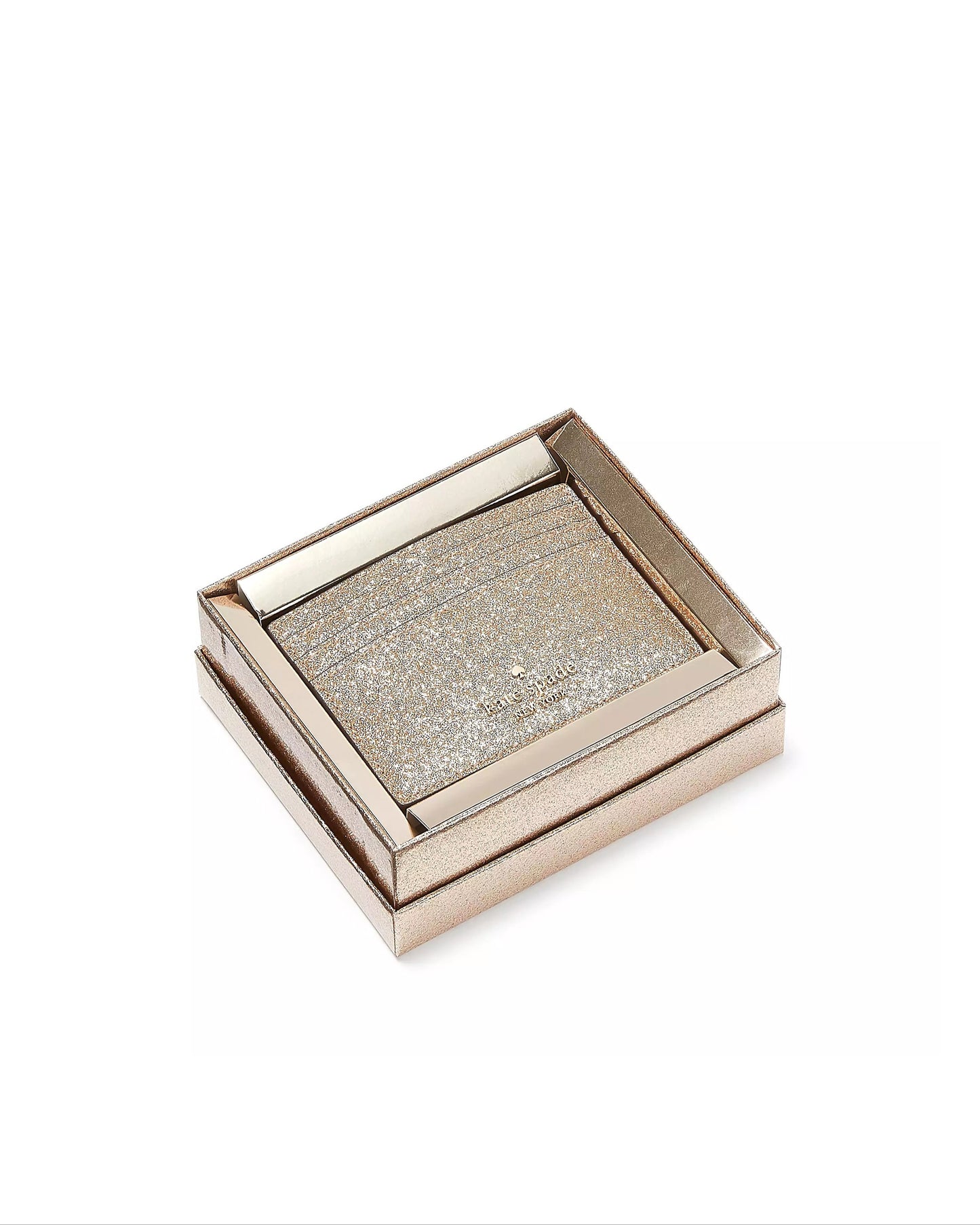 Kate Spade Glimmer Glitter Small Slim Card Holder