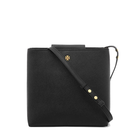 title:Tory Burch Black Emerson Bucket Bag;color:Black