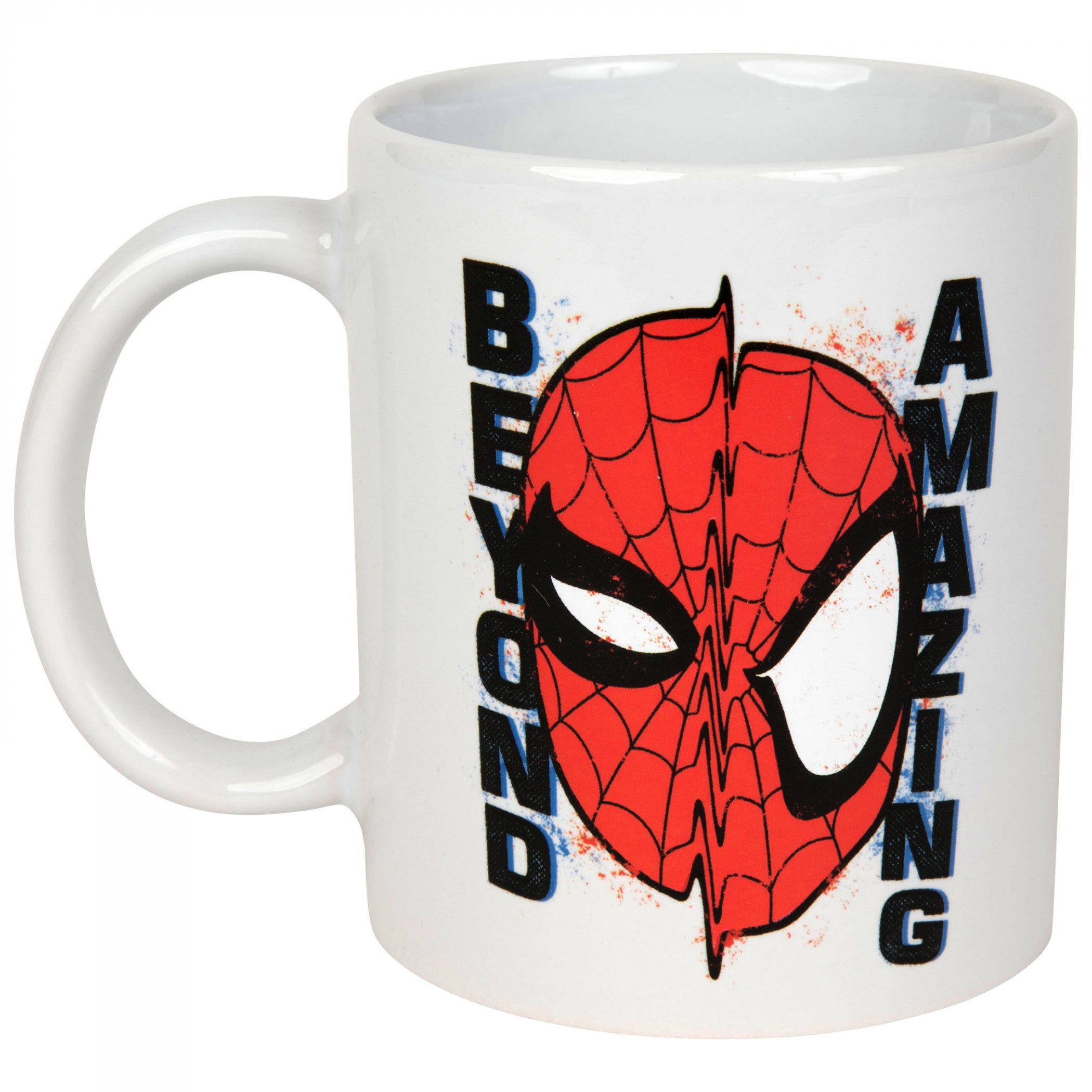 title:Spider-Man Beyond Amazing Two-Faced Mug;color:White