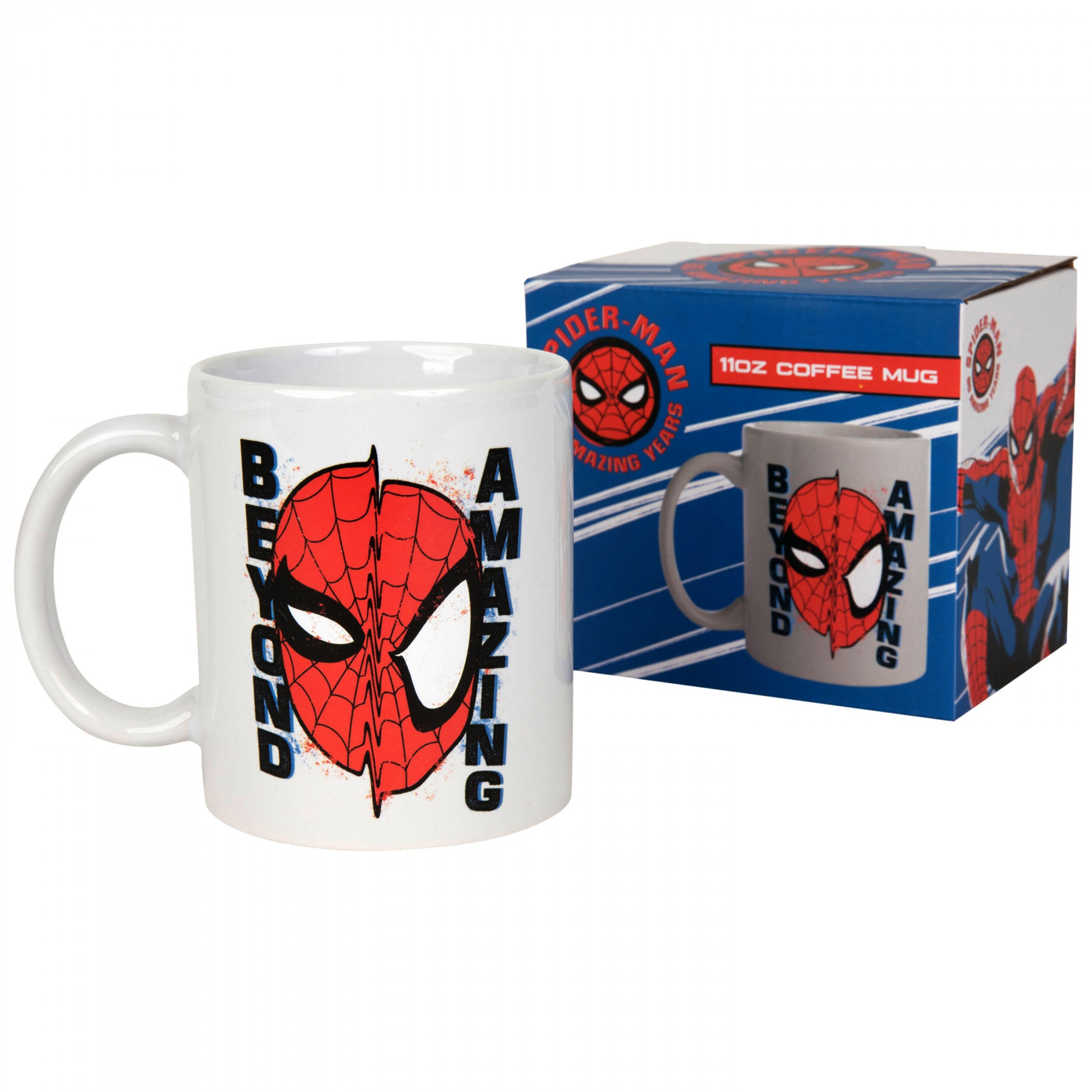 title:Spider-Man Beyond Amazing Two-Faced Mug;color:White