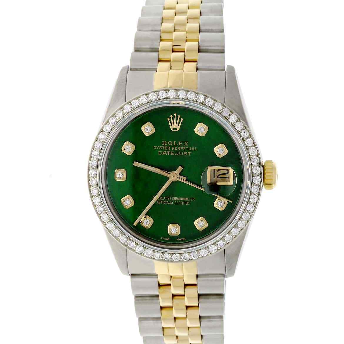 title:Rolex Datejust 2-Tone Gold/Steel 36mm Jubilee Watch w/MOP Diamond Dial &amp; Bezel TFJ-142508049;color:not applicable