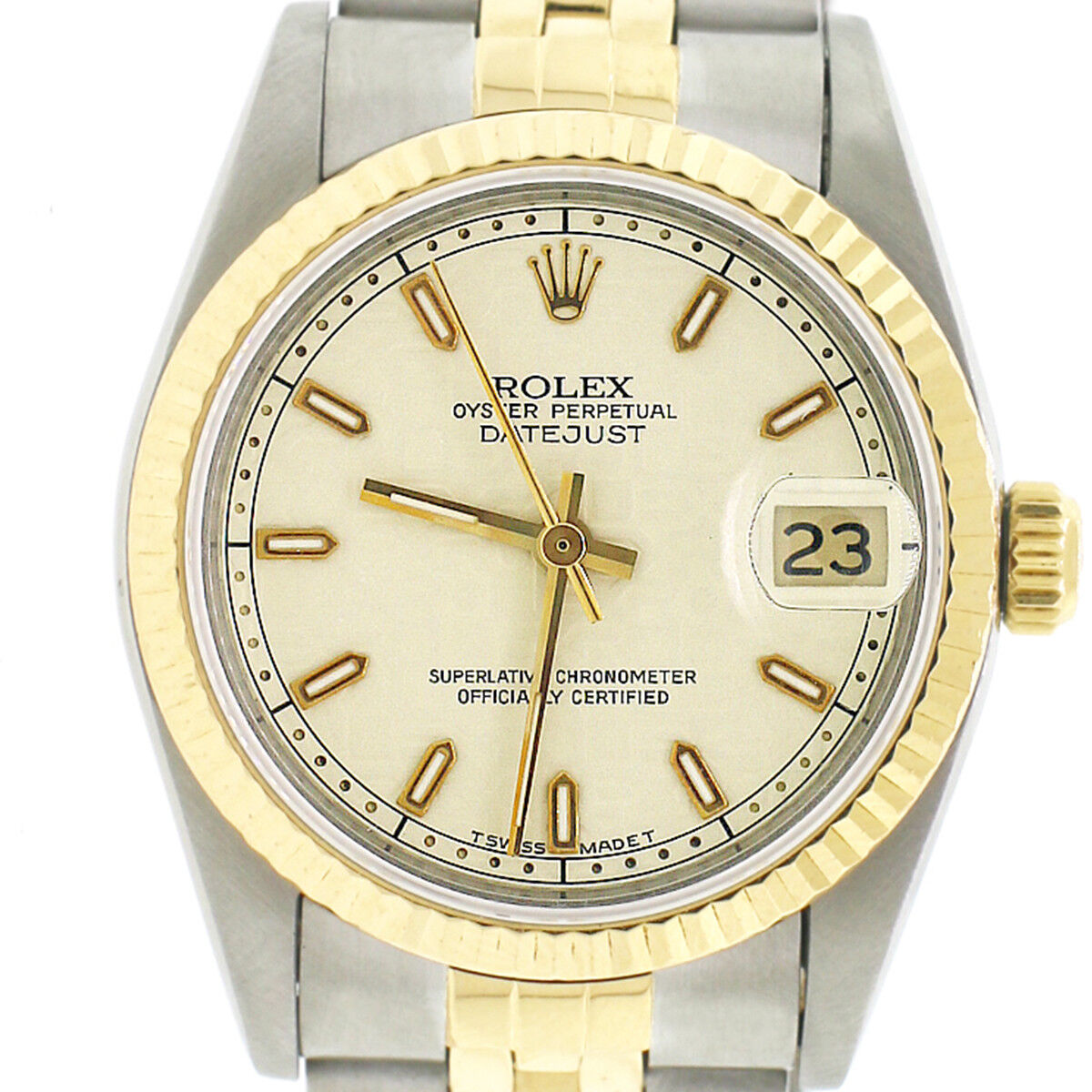 title:Rolex Datejust Midsize 2-Tone Original Cream Jubilee Dial  TFJ-142508041;color:not applicable