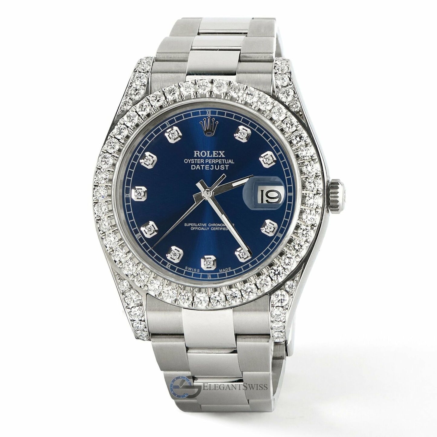 title:Rolex Datejust 41 126300 4.4CT Diamond Bezel/Lugs/Royal Blue Dial, TFJ-142508753;color:not applicable