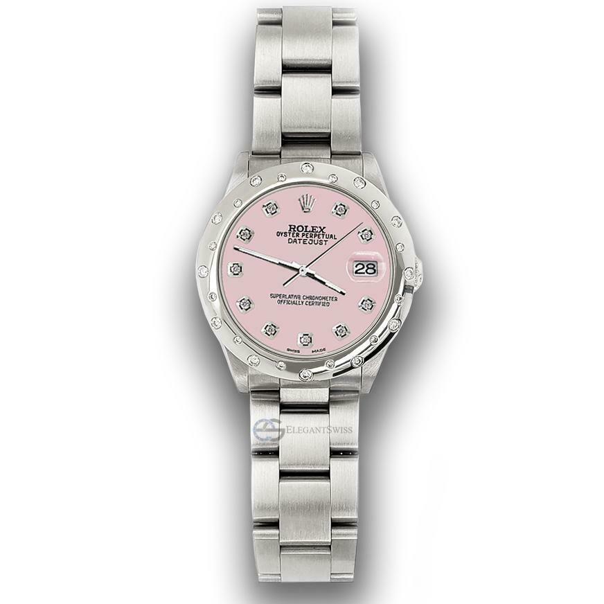 title:Rolex Datejust Midsize 31mm Domed 24 Diamonds Bezel/Orchid Pink Dial Watch 78240 TFJ-142508737;color:not applicable